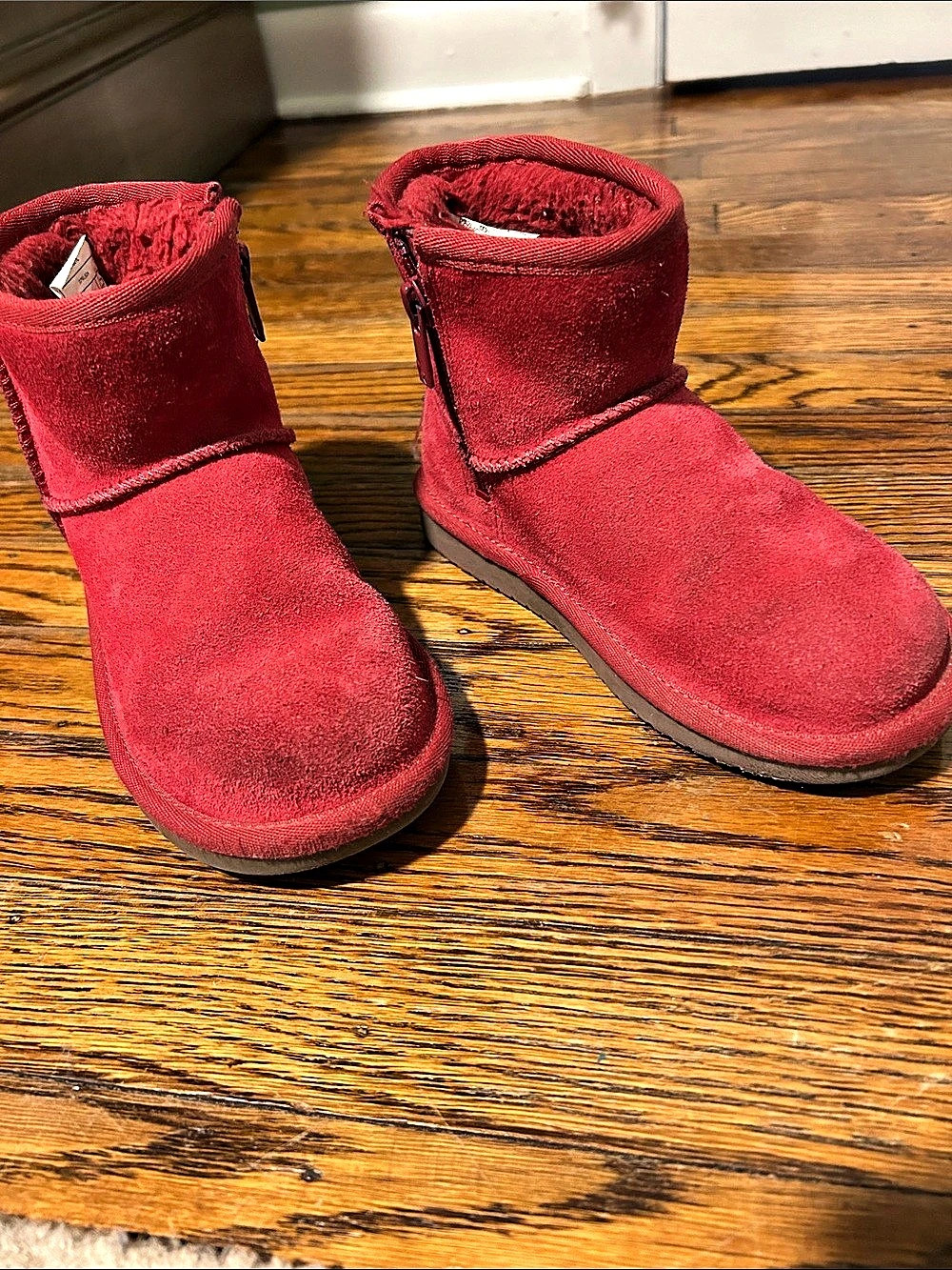 Koolaburra by UGG Koola Mini Short Zip Boots Pink size 11c
